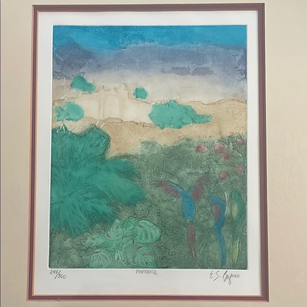 Paradise by E.S. Bufano 248/300 Signed & Numbered